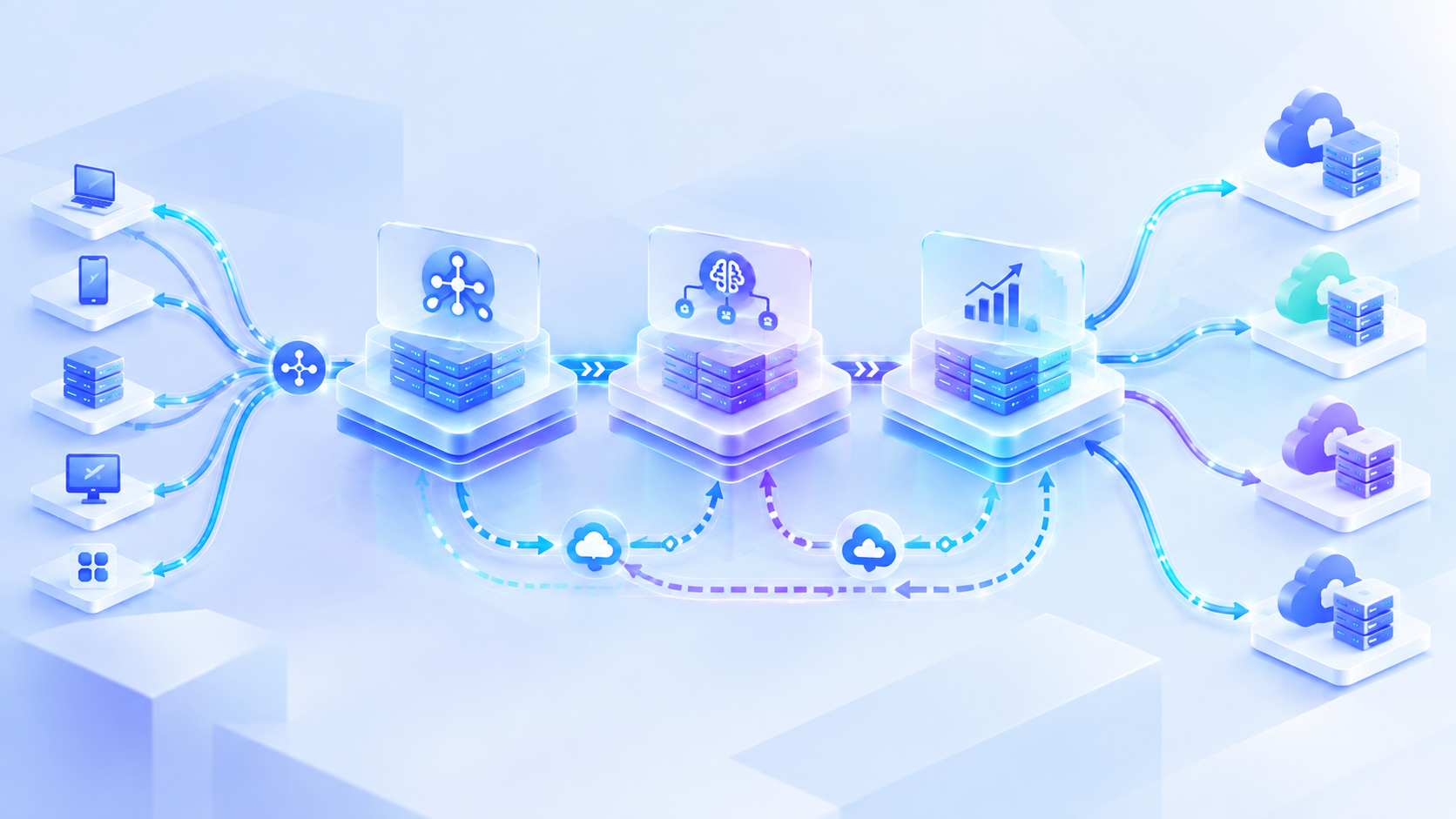 Multi-provider AI API routing with standby paths