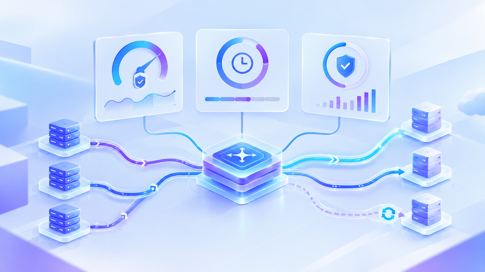 Service level agreement, recovery time, and degradation metrics for enterprise AI API traffic